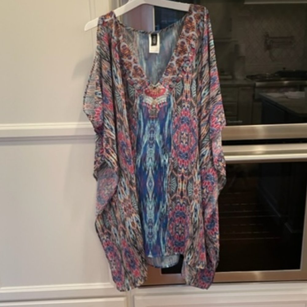 Beautiful Sheer Laundry By Shelli Segal Swim Coverup - Large